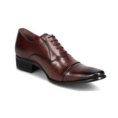 BLACK LIST  内羽根レースアップ・ビジネスシューズ　BC6007 D-BROWN 25.0