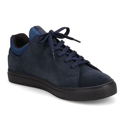 ビークラシック BEE CLASSIC　4cm4時間防水仕様 レザースニーカー　CB6055H NAVY-VELOURS 25.0