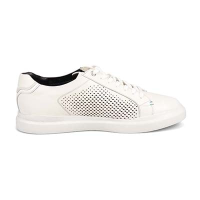 モデロ MODELLO レースアップカジュアルレザースニーカー　DM2751 WHITE-MS 25.0