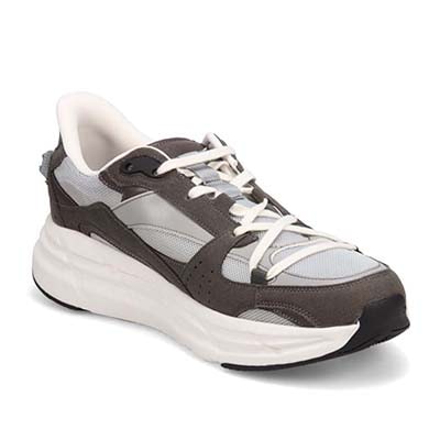 モデロ MODELLO 「リカバリーインソール」搭載で指圧効果により血行を115％促進。Recoveryナイロンメッシュスニーカー　DM2754R GRAY/C 25.0