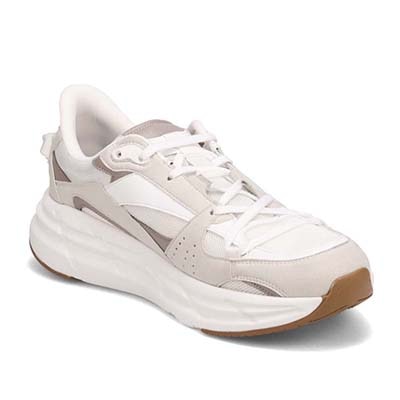 モデロ MODELLO 「リカバリーインソール」搭載で指圧効果により血行を115％促進。Recoveryナイロンメッシュスニーカー　DM2754R WHITE/C 25.0