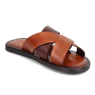 モデロ MODELLO レザーサンダル　DM5316 WHITE/NAVY M(25.0～25.5cm)