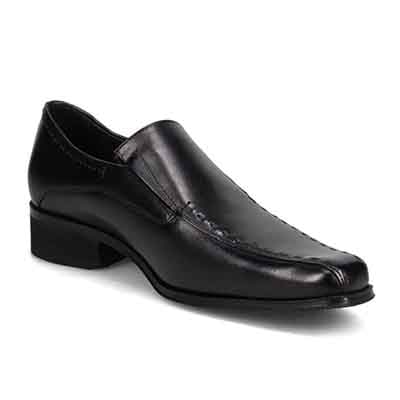 モデロ MODELLO 「リカバリーインソール」搭載で指圧効果により血行を115％促進。スワールモカスリッポンドレスシューズ　DM5525XR BLACK 25.0