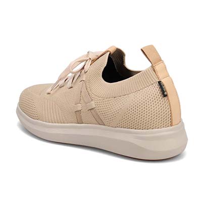 【GORE-TEX】モデロ MODELLO ゴアテックス 「Recovery Shiatsu Insole」搭載で指圧効果により血行をよくする。 カジュアルニットスニーカー　DM6525GR BEIGE 25.0