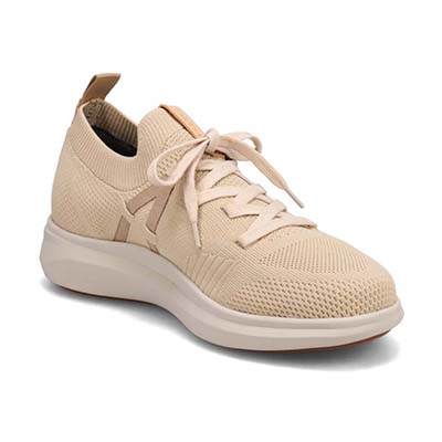 【GORE-TEX】モデロ MODELLO カジュアルニットスニーカー　DM6525G BEIGE 25.0