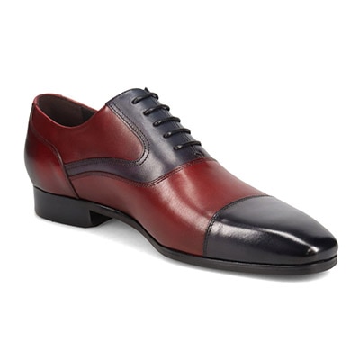 【大きいサイズ】モデロ MODELLO ストレートチップ・ドレスシューズ　DMK7281 NAVY/BURGUNDY 28.0