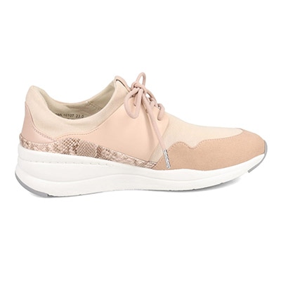 モデロ MODELLO 今まで感じたことのない履き心地♪ 『airshoot』シリーズ  ストレッチレースアップスニーカー　DML10107 BEIGE/C 23.0