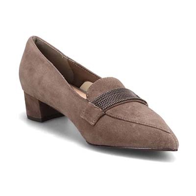 【撥水仕様】モデロ MODELLO ポインテッドローファー　DML1927 OAK-SILKY 23.0