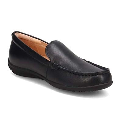 【撥水仕様】モデロ MODELLO スクエアトゥ モカシンシューズ  DML5500 BLACK 23.0