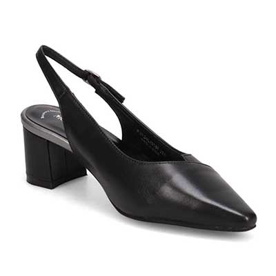 モデロ MODELLO 「リカバリーインソール」搭載で指圧効果により血行を115％促進。Recoveryポインテッドバックベルト　DML5506R BLACK 23.0