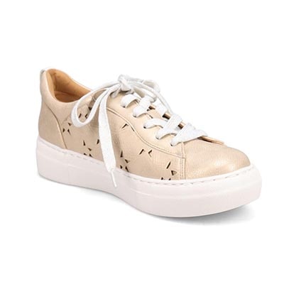 【撥水仕様】モデロ MODELLO ローカットスニーカー　DML6051 GOLD 23.0