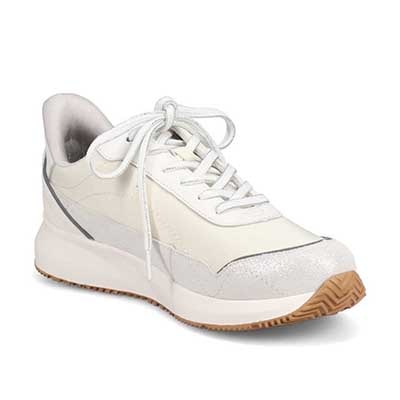 モデロ MODELLO 「リカバリーインソール」搭載で指圧効果により血行を115％促進。Recovery軽量ソールナイロンスニーカー　DML6067R WHITE 23.0