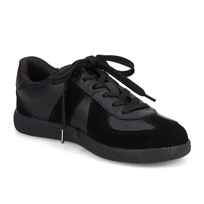 モデロ MODELLO 「リカバリーインソール」搭載で指圧効果により血行を115％促進。Recoveryジャーマントレーナー 　DML6068R BLACK 23.0