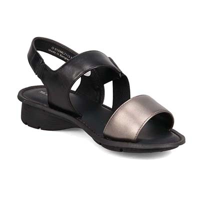 定番モールドソールで歩きやすく♪太めステッチがポイント♪カジュアルサンダル DML7115 ETHANE M　(23.0～23.5)