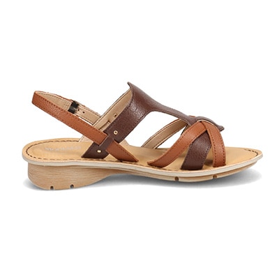 モデロ MODELLO クリーンナチュラル サンダル　DML7128 BROWN/C M　(23.0～23.5)