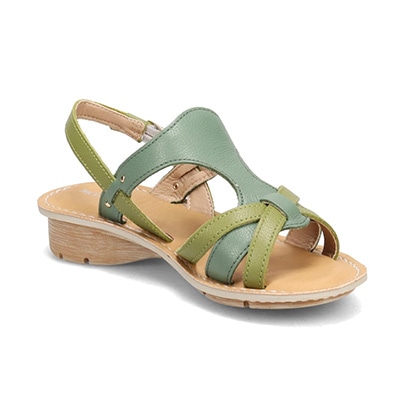 モデロ MODELLO クリーンナチュラル サンダル　DML7128 GREEN/C M　(23.0～23.5)