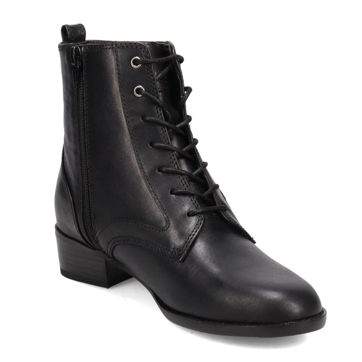 モデロ MODELLO 特許 metaインソール搭載 3.5cm 万能レースアップブーツ DML7151MT BLACK 23.0