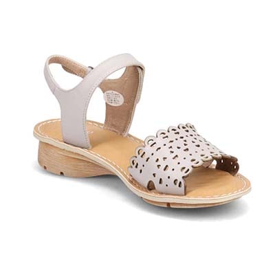 モデロ MODELLO カットワークサンダル　DML7155 GRAY M　(23.0～23.5)