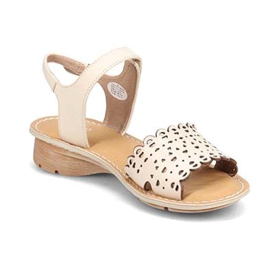 モデロ MODELLO カットワークサンダル　DML7155 IVORY M　(23.0～23.5)