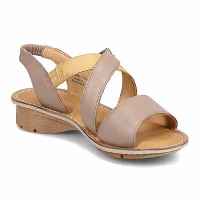 モデロ MODELLO 　ナチュラルレザーフットベットサンダル　DML7156 GREGE/C M　(23.0～23.5)