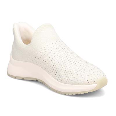 【撥水仕様】モデロ MODELLO ニットスリッポンスニーカー　DML8806 IVORY 23.0