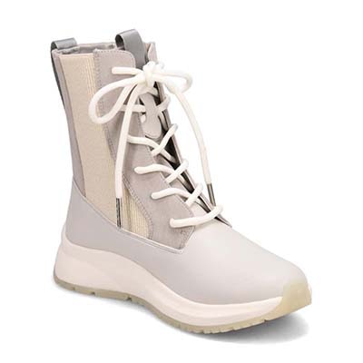 【撥水仕様】モデロ MODELLO 5.0cm カジュアルレースアップ  サイドゴア仕様ショートブーツ  DML8818 GRAY 23.0