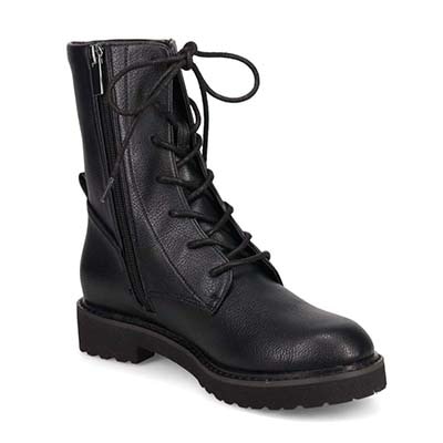 【撥水仕様】モデロ MODELLO 3.5cmヒール カジュアルレースアップショートブーツ  DML8821 D-BROWN 23.0