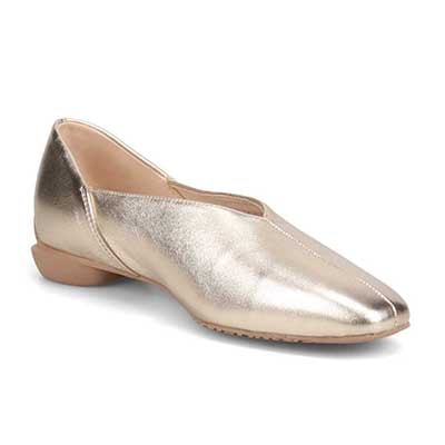 モデロ MODELLO 「リカバリーインソール」搭載で指圧効果により血行を115％促進。Recoveryスクエアパンプス　DML8827R GOLD 23.0