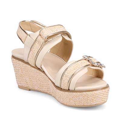 モデロ MODELLO 「リカバリーインソール」搭載で指圧効果により血行を115％促進。Recoveryエレガンスカジュアルサンダル　DML8830R WHITE M　(23.0～23.5)