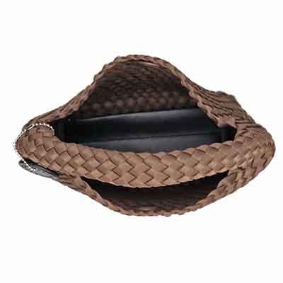 モデロ MODELLO 艶のあるメッシュ素材の大人アイテム メッシュバッグ　DMLB111 D-BROWN FREE