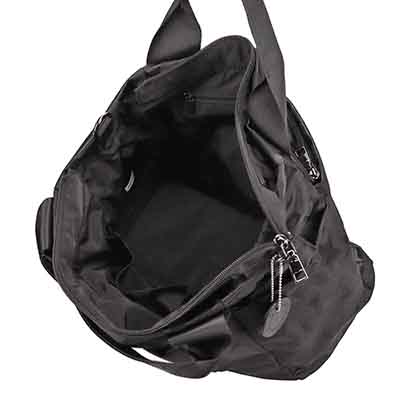 モデロ MODELLO　軽量ナイロン 2WAY マルチポケットトートバッグ　DMLB116 BLACK-PR FREE