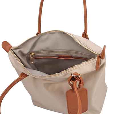 モデロ MODELLO　【王道キレイめ】高機能デイリーナイロントートバッグ　DMLB400 L-BEIGE FREE