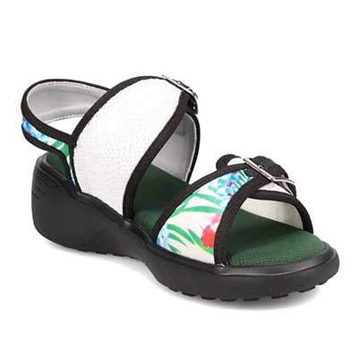 エル スポーツ ELLESPORT ウェッジソフトサンダル　ESP10687 WHITE 23.0