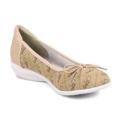 エル スポーツ ELLESPORT カジュアル軽量バレエシューズ ESP12503C BEIGE-PR 23.0