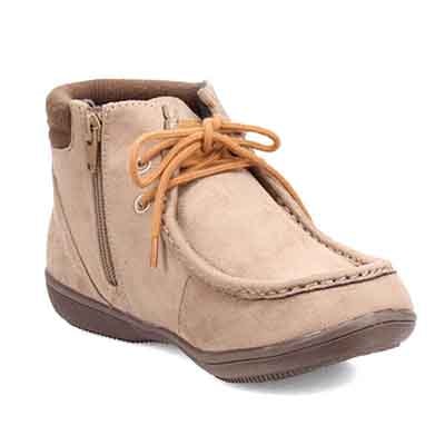 【撥水仕様】エル スポーツ ELLE SPORT グリップソールで安心♪撥水カジュアルショートブーツ ESP12525V PINK-MULTI 23.0