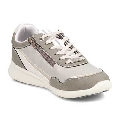 【撥水仕様】エル スポーツ ELLE SPORT 防水・防滑スニーカー　ESP12587V GRAY 23.0