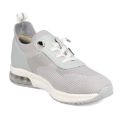 エル スポーツ ELLESPORT ニットスニーカー　ESP12593 GRAY 23