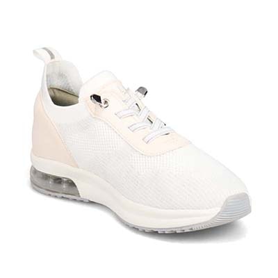 エル スポーツ ELLESPORT ニットスニーカー　ESP12593 WHITE 23