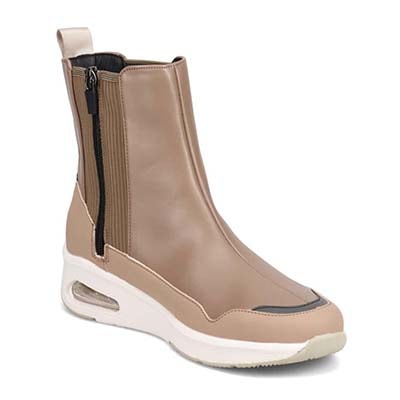 【4cm4時間防水設計】エル スポーツ ELLESPORT エアソールサイドゴアブーツ　ESP12600 OAK 23.0