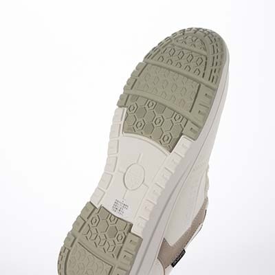 【4cm4時間防水設計】エル スポーツ ELLESPORT　厚底クイックフィットスニーカー     ESP12606 WHITE/GOLD 23