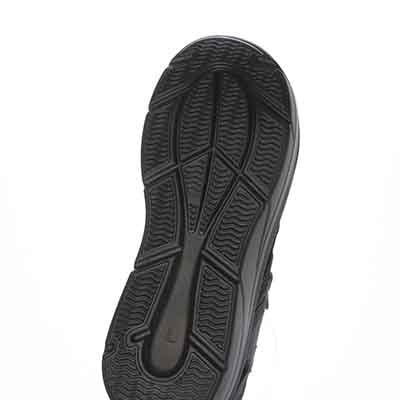 エル スポーツ ELLESPORT 　レースアップニット厚底スポーツサンダル　ESP12608 BLACK M（23～23.5ｃｍ）