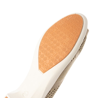 エル スポーツ ELLESPORT 軽量ニットウエッジオープントゥシューズ ESP12714 BEIGE 23.0