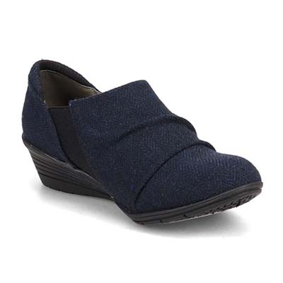 エル スポーツ ELLESPORT 軽量ウェッジアンクルシューズ ESP12721 D-NAVY-Tex 23.0