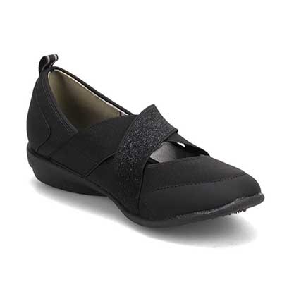 エル スポーツ ELLESPORT クロスベルトバレエシューズ　ESP14502 BLACK 23.0