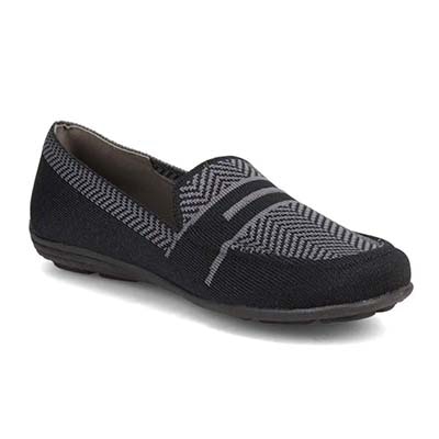 エル スポーツ ELLESPORT ニットドライビングシューズ　ESP14506 BLACK M　(23.0～23.5)