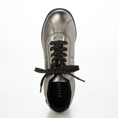 エル スポーツ ELLESPORT レースアップウェッジスニーカー　ESP14707 ETHANE 23.0