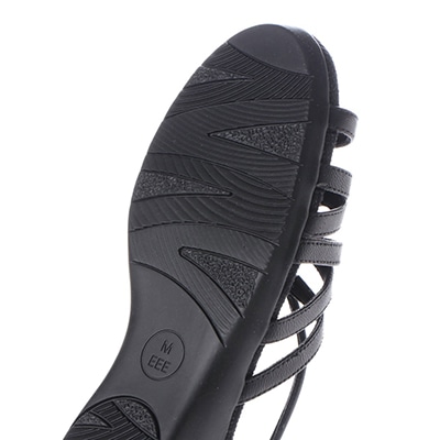 シティ ゴルフ City Golf カカト付きウェッジサンダル GFL20101 BLACK M　(23.0～23.5)