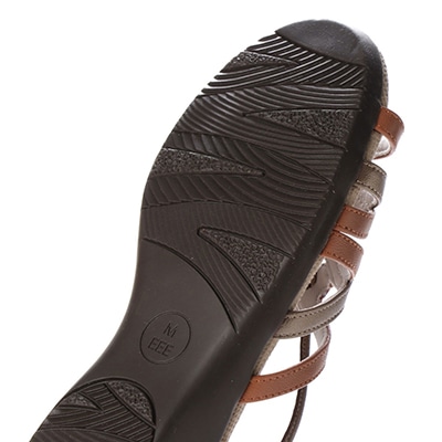 シティ ゴルフ City Golf カカト付きウェッジサンダル GFL20101 BROWN M　(23.0～23.5)