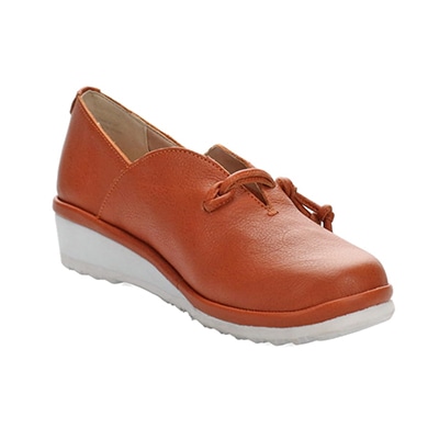 Ｃｉｔｙ　Ｇｏｌｆ ゆったり足入れのプラット製法 4Eカジュアルシューズ GFL20109 BROWN 23.0