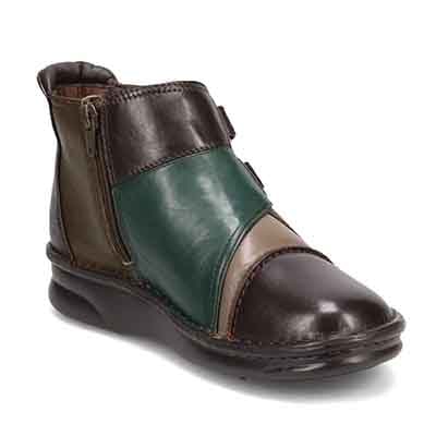 シティ ゴルフ City Golf  ゆったり足入れ アウトステッチ製法 カジュアルブーツ　GFL20128 OAK 23.0